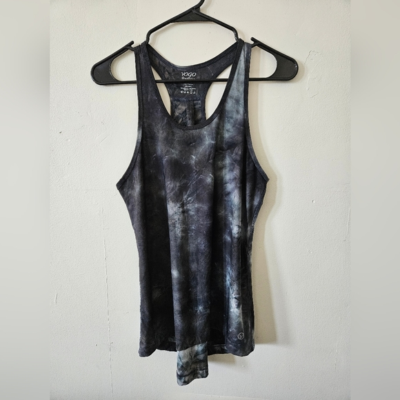 Vogo Athletica Grey Marble Pattern Tank Top Size Small Long Beautiful Modern - Picture 1 of 5